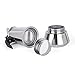 Maggift Coffee Stovetop Espresso Maker, Stainless Steel for Gas or Electric Stove Top Moka Pot (6 Cup)
