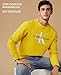 Calvin Klein Men's Monogram Logo Crew Neck Sweatshirt