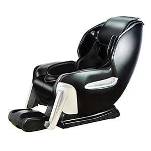 Massage chair YS-S002 Reclining Leather, Automatic Zero Gravity Relax chair Multifunctional Full Body 4D Massager/Simulation hand massage/with Bluetooth speaker,Black
