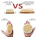 MASWATER Dry Brushing Body Brush - for Dry Skin Brushing & Exfoliating with 100% Natural Boar Bristles & Long Handle kit, Back Brush Scrubber, Bath & Shower Brush, Face Brush,Cellulite Massager Brush