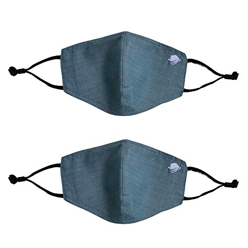 thumbnail interactive-video image 1 of Washable Cloth Face Masks – 12 Pack With Nose Wire & Filter Pocket, Breathable Cotton Blend 1 of 12
