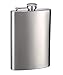 Top Shelf Flasks - Custom 8 oz stainless steel flask | Whiskey Liquor Hip Flask Mens Gift | 8 Oz Drinking Flask with Stainless Steel Cap - Perfect for Camping Flask