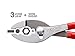 TEKTON PLR99005 Long Nose, Slip Joint, Cutting, and Lineman's Pliers Set, 4-Piece