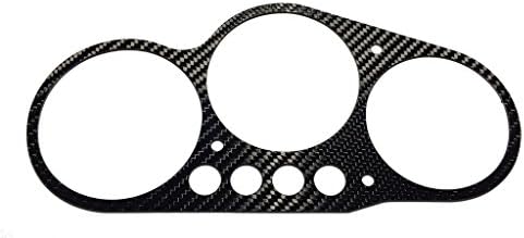 SKUR Kawasaki Ninja ZX6R ZX-6R 95-97 REAL GENUINE Carbon Fiber Gauge Instrument Speedometer Cover Scratch Protector Guard