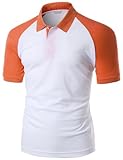 Xpril Men's 180-200 TC Luxurious Pique Raglan Short Sleeve POLO T Shirt