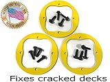 Outdoor Power Deals Set of 3 Deck Spindle Repair Ring for MTD Cub Cadet Troy bilt LT LTX SLT RZT 4 Bolt 918-04126A 918-04125B 918-0671B and More