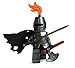 Lego Evil Death Knight (Dark Templar) - Halloween Castle Kingdoms Minifigure with Armored Horse