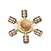 【2017 Upgraded】Colorful Triangle Spinner and Double Fidget Spinner Metal Material New Style EDC Hand Fidget Spinner for High Speed Relieving ADHD, OCD, Anxiety (Superman)