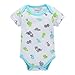 Momsbabe Mom Baby Bodysuit Organic Cotton Bebies Boy Girl The Dinosaur Gift Newborn Short Sleeve 5Pack