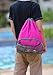 ButterFox Waterproof Swim PE Bag Gym Drawstring Sackpack Backpack for Kids, Men and Women with Dry/Wet Separation - Pink