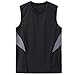 AIRAVATA Men's Sleeveless Cool Dry Breathable Elasticity Sportwear Compression Tank Top