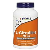 NOW Foods L-Citrulline  750mg, 180 Capsules,