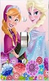 Got You Covered Disney Frozen Breeze Themed Elsa Anna Light Switch Covers (1 X Toggle Light Switch)