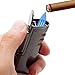 Torch Lighter,Triple Jet Flame Torch Cigar Lighters Butane Refillable Jet Lighter,Fuel Gas Fluid Lighter-with Punch-Butane NOT Included