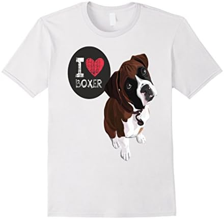 Men's Boxer Dog Shirt 3XL White