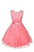 JM DREAMLINE Lovely Tulle Pleated Lace Flower Girl Dress
