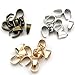 300pcs Mixed 3 Colors Metal Pinch Clip Clasp Bail Finish Necklace Clasps, Claw Bail for Necklace (M148)