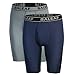 Baleaf 9 Inches Men's Active Underwear Sport Cool Dry Performance Boxer Briefs with Fly (2-Pack)