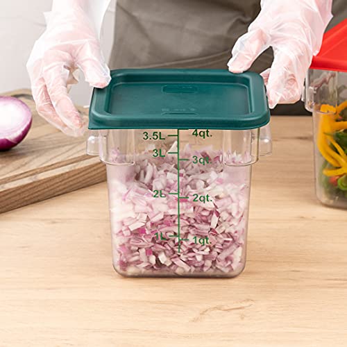 LIDS ONLY Met Lux Food Storage Container Lids, 10 Square Marinating