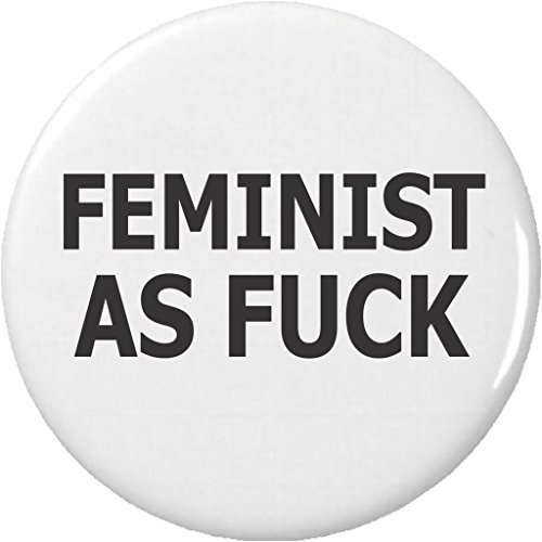 Feminist As Fck 2.25" Keychain Feminism