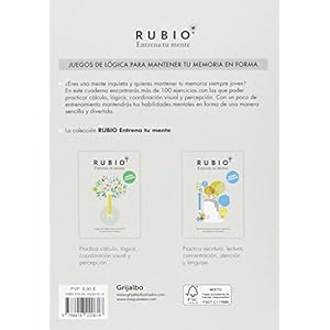 RUBIO ENTRENA TU MENTE:JUEGOS DE LOGICA MANTENER MEMORIA