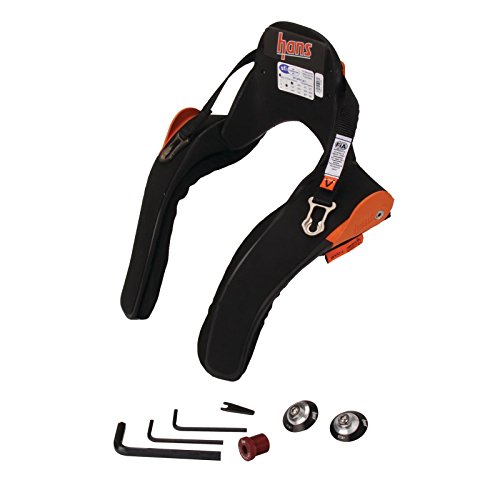 HANS Adjustable Head & Neck Support Device- Medium, Post Anchor, SAH Helmet