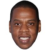 Jay Z Celebrity Mask, Cardboard Face and Fancy Dress Mask