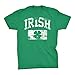 Irish Athletic - Vintage Distressed Irish St Patricks Day Shirt for Men - F/Kelly-Lg