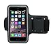 Iphone 7 and Iphone 6 Armband, Sports Armband, Running, Jogging, Exercise Workout Stretchy Arm Band with Keyholder Made for Iphone 7 and Iphone 6/6s, Black Color