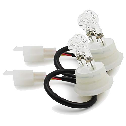 FOXCID 2 Pcs White Hide Away Strobe Tubes Replacement Bulbs for Hide A Way 80 160 Watt HID Emergency Hazard Warning Headlight Strobe Light Kit System - Thumbnail 2