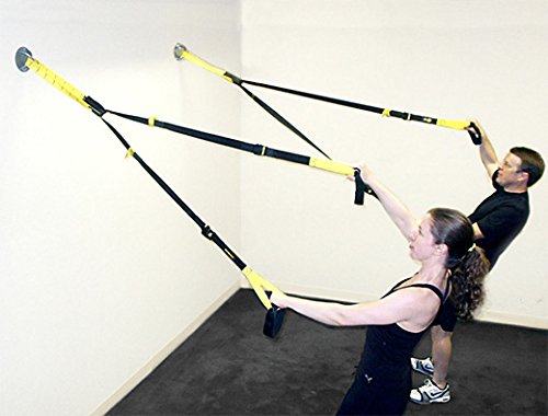 SUNREEK8482;Suspension Strap Trainer Mount Anchor Bracket Hook - Wall & Ceiling - For Trainer Straps, Crossfit Olympic Gymnastic Rings, Aerial Yoga Swings & Hammocks, Includes 2 Sets of Screws. - Thumbnail 6