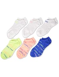 adidas Kids '- Calcetines Superlite No Show para niñas (6 pares)