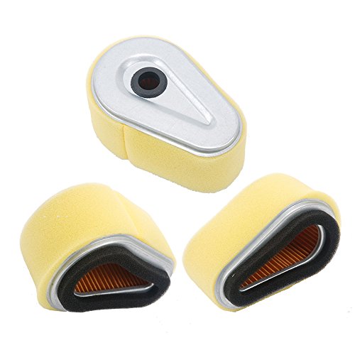 3pcs Air Filter Combo for Kawasaki FC150V John Deere 14PB 14PT 14SB 14SC 14SE 14ST 14SX JE75 JX85 Replaces John Deere M79451 Kawasaki 11013-2118 11013-2120 11013-2175 Toro 100-2693