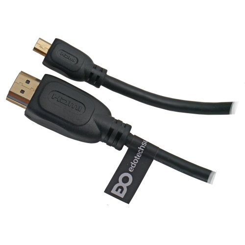 EDO TechÂ® 10 ft Micro HDMI cable for Sony camcorder Handycam HDR-CX220, HDR-CX230, HDR-CX280, HDR-CX290, HDR-CX320, HDR-CX380, HDR-CX390, HDR-CX400, HDR-CX510, HDR-PJ220, HDR-PJ230, HDR-PJ320, HDR-PJ380, HDR-PJ390, HDR-PJ420, HDR-PJ430, HDR-PJ510, HDR-PJ650, HDR-PJ660, HDR-PJ780, HDR-PJ790