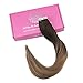 Full Shine Tape in Extensions Color 1B/27/1B Black with Blonde Human Hair Extensions Tape Ins 18 Inch Ombre Remy Extensions 20PCS Seamless Tape Hair Extensions Real Human Hair 50g for Party