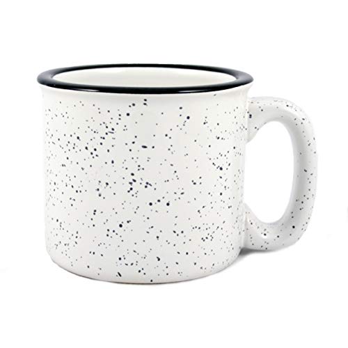 Marble Creek Ceramic Campfire Mug, 15oz (White)