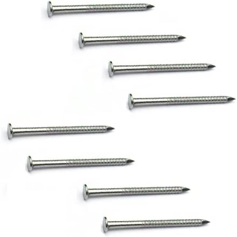 Merriway BH03668 (500 gm) 25mm (1 inch) Annular Ring Nail - Pack of 500 gm