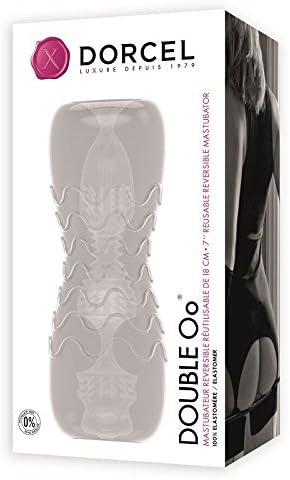 Dorcel 7-Inch Clear Double Oo Masturbator - Image 3