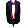 CLERKMANS Unisex Doctoral Graduation Hood for Doctorate Degree - University PhD Academic Hood