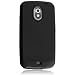 Verizon Silicone TPU Gel Skin Case For Samsung Galaxy Nexus i515 - Black - Horizontal Line Textured Design
