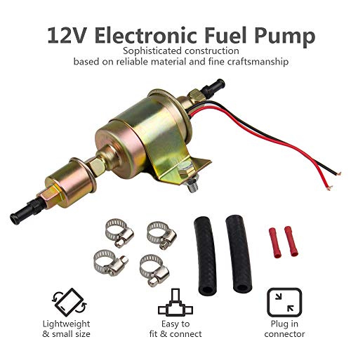 image for B4B BANG 4 BUCK Universal Electric Fuel Pump 30Gph 12V E8012S for Carb