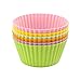 Casabella Boxed Muffin Cup, Large, Multicolor, Set of 6