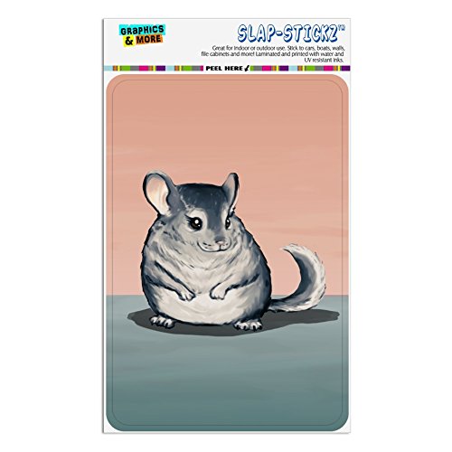 Graphics and More Cute Chinchilla Home Business Office Sign - Window Sticker - 4