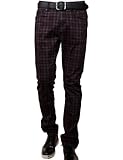 SSLR Men's Stretch Straight Fit Denim Jeans