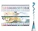 Brush Pens Set - 20 Colors - Soft Real Brush Tip Marker Pens, Durable, Premium Grade Markers - Create Watercolor Effects - Ideal for Adult Coloring Books, Manga, Comic, Calligraphy - MozArt Supplies