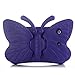 Ipad 2 3 4 Case,ER CHEN Kids Light Weight Cute Butterfly Design Shock Proof EVA Foam Series Case for Ipad 2/3/4(Purple)