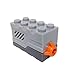 Lego Parts: Electric, Sound Brick 2 x 4 x 2 with Light Bluish Gray Top and Doorbell then Dog Bark Sound (From Set #5771)