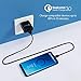 Quick Charge 3.0 18W USB Wall Charger 5 Foot USB C Cable Compatible for Asus Zenpad Z10 ZT500KL(Not Fit Zenpad 10 Z300), ZenPad 3S 10, ZenPad S 8 Z580CA; Samsung Galaxy Tabpro S / Tab S3