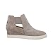Linea Paolo Amanda | Perforated Upper Low Heel Sneaker Wedges Rock Perforated Suede 8M