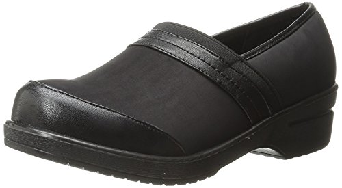 Easy Street Women's Origin Mule, Black Lamey/Black/Gore, 6.5 M US